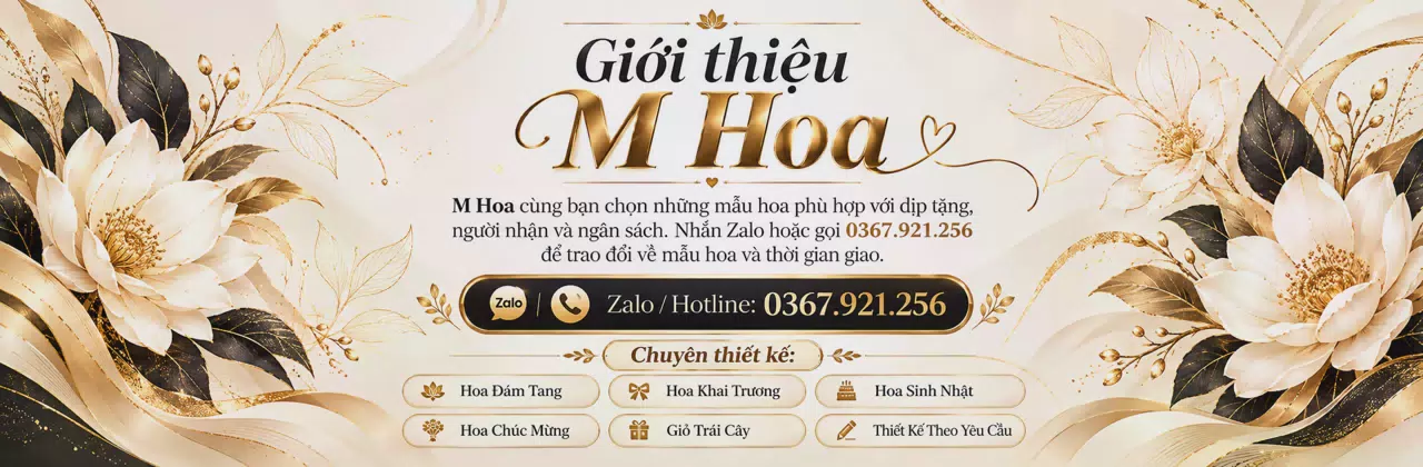 Ảnh bìa Shop hoa tươi Phường Gò Công Đồng Tháp - Tư vấn hoa theo từng dịp